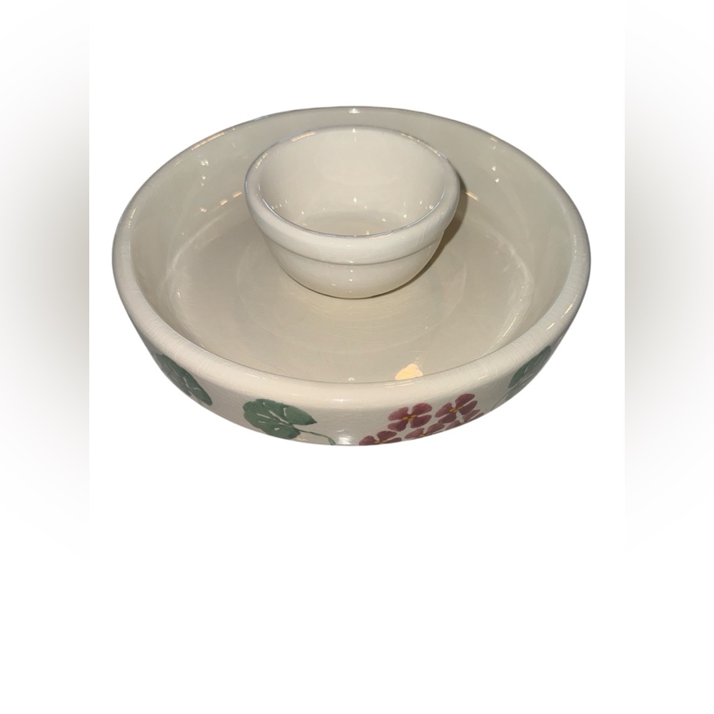 Crock Shop Santa Anna, CA Pottery Chip & Dip Serving Platter